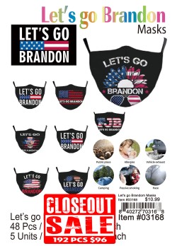 Lets Go Brandon Masks